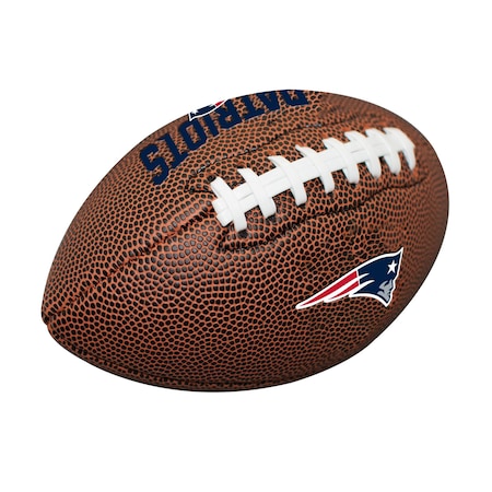 Logo Brands New England Patriots Mini Size Composite Football 619-93MC-1